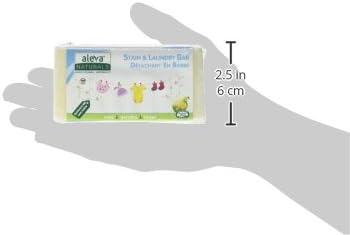 Stain Remover and Laundry Bar | Removes Stains from Clothing and Fabrics | Hand Wash Delicates | Targets Spit-Up, Food Mush and Soiled Clothing | Natural and Organic Ingredients | (220 grams)