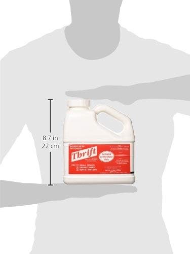 THRIFT FBA_T-600 T-600 Alkaline Based 6 lb. Granular Drain Cleaner, White (Fоur Расk)