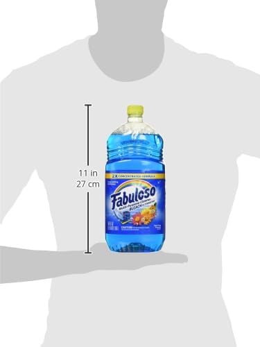 Fabuloso Multi-Purpose Cleaner, 2X Concentrated Formula, Spring Fresh Scent, 56 oz (Pack of 2)