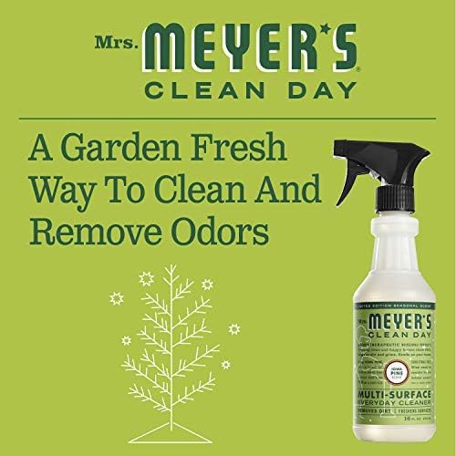 Mrs. MEYER'S CLEAN DAY Multi-Purpose Cleaner Spray Iowa Pine, 16 Fl Oz (Pack of 6)