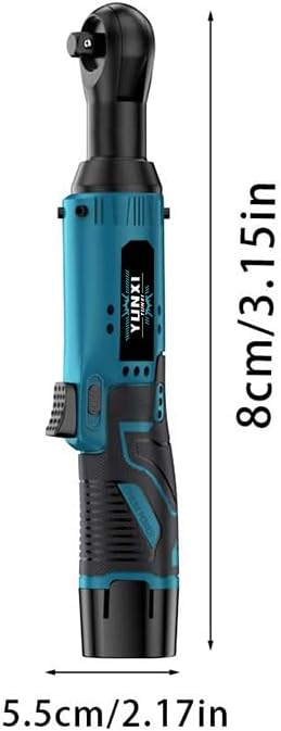 12V ratchet kit, car repair screw and nut disassembly, with quick charger, suitable for home and car repair, is a holiday gift for men. (2 batteries + paper box + upgraded accessories)