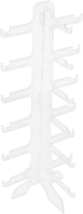 VICASKY Multi-Tier Glasses Rack Sunglasses Stand Holder 6-Layer Plastic Eyewear Organizer for Tabletop Display and Storage
