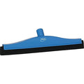 Vikan 77523 Squeegee,Fixed Head,Bench,16",PP/RB,Blue