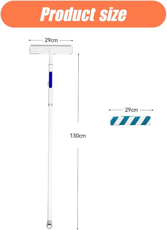 Squeegee for Window Cleaning with Spray, 2025 Upgrade Dual Side Mist Retractable Window Cleaner, Spray Window Cleaning Brooms, 3 in 1 Household Squeegees Window Cleaning Tool Kit