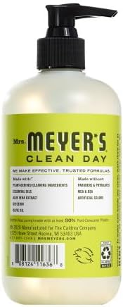 Mrs. MEYER'S CLEAN DAY Pear Tree Scent, Room Freshener 8 Fl Oz, Multi-Surface Cleaner 16 Fl Oz, Hand Soap 12.5 Fl Oz, Dish Soap 16 Fl Oz, 1 CT (Variety Pack)