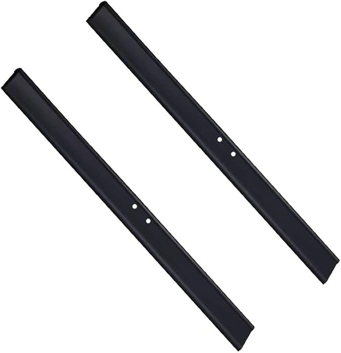 2PCS Replacement Silicon Rubber Squeegee Blade, 12 Inch Black