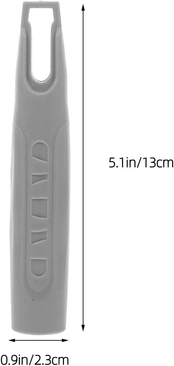VALICLUD 2pcs Gray 19mm Plastic Broom Handles Replacement Grip for Dustpan and Mop Sticks, Sturdy Broom and Dustpan Handle Accessories for Household Cleaning and Sweeping Tasks