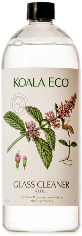 Koala Eco Glass Cleaner - with Australian Peppermint Essential Oil - 34 oz