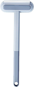 Screen Window Brush, 17.5 Inch x 7.1 Inch Blue Plastic Handle Two-Sided Mesh Cleaner Tool for Glass, Ceramic Tile and Screen Window (1)