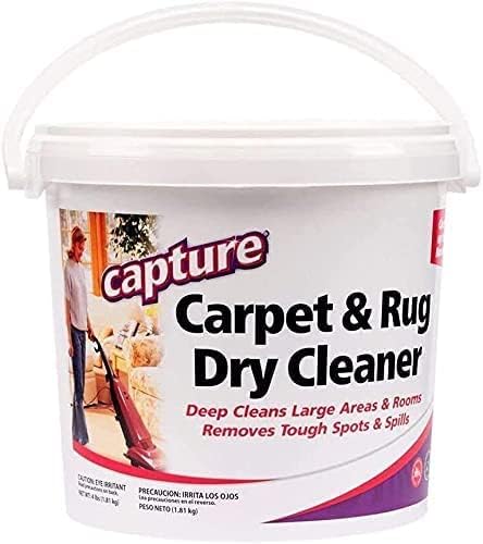 Capture Carpet & Rug Dry Cleaner (4lb) Pet Stain & Odor Neutralizer (32 oz), Pet Stain Remover for Carpet, Rug, Couch, Car & Upholstery - Bundle
