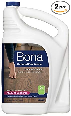 Bona Hardwood Floor Cleaner Refill FamilyPack (1Gallon Refill and 32oz Spray) qnv