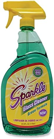 Green Formula Glass Cleaner, 33.8 Oz Bottle
