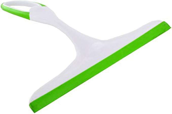 Set of 4 Black Duck Brand Slim Design 9.5" x 9" Window Shower Glass Squeegee Assorted Colors (4)