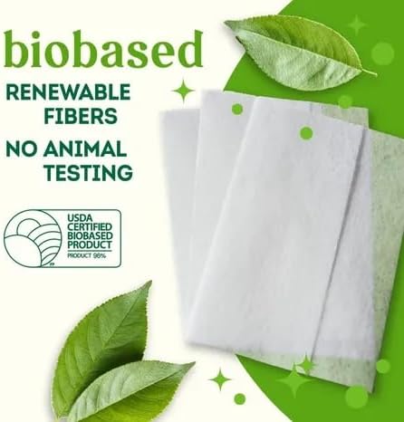 Lavender Scented Bio-Based Dryer Sheets, 80 Count