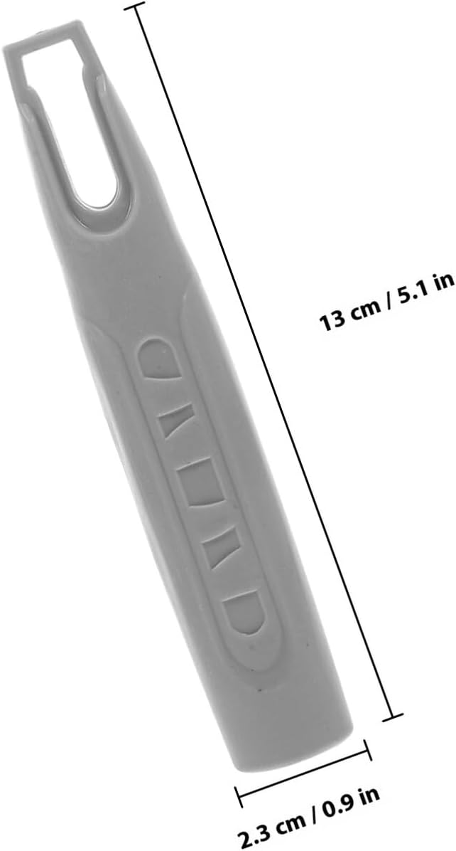 VALICLUD 2pcs Gray 19mm Plastic Broom Handles Replacement Grip for Dustpan and Mop Sticks, Sturdy Broom and Dustpan Handle Accessories for Household Cleaning and Sweeping Tasks