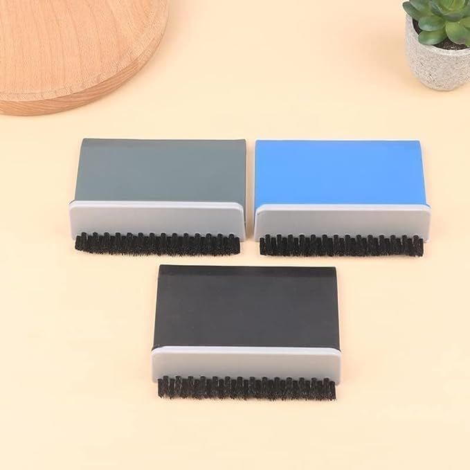 Black Kitchen Sink Squeegee and Cleaning Brush, for Countertop and Vegetable Cleaning