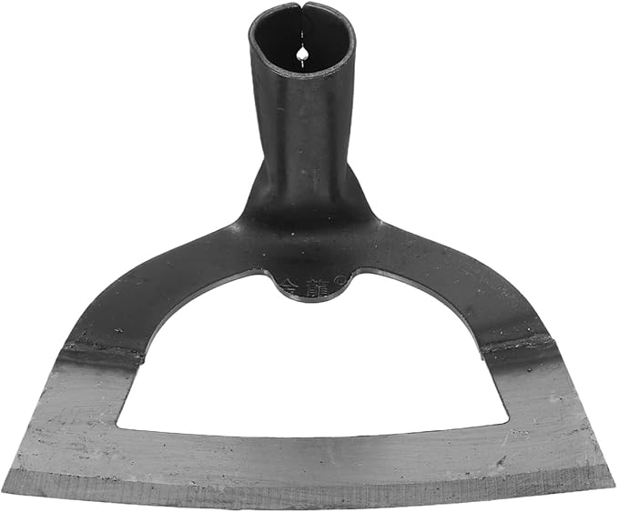 Yardwe Heavy Duty Hollow Hoe Garden Tool - Stainless Steel Weeding Rake for Backyard Gardening Soil Loosening and Vegetable Farming 8.38 X 6.69 X 4.80 Inches