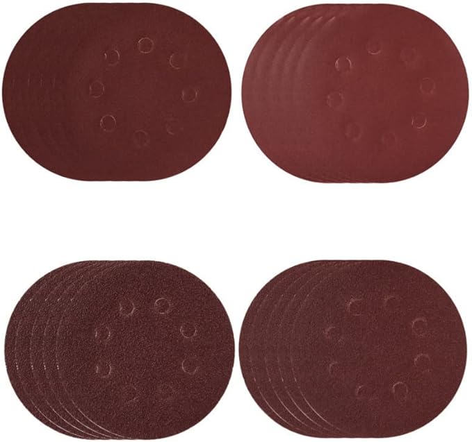 SKIL 20-Piece Mixed 5 in. 60/80/120/240 Grits Round Sanding Paper Kit for SKIL Sanders SR211601/SR6604B-10/SR660302 - CDA9003