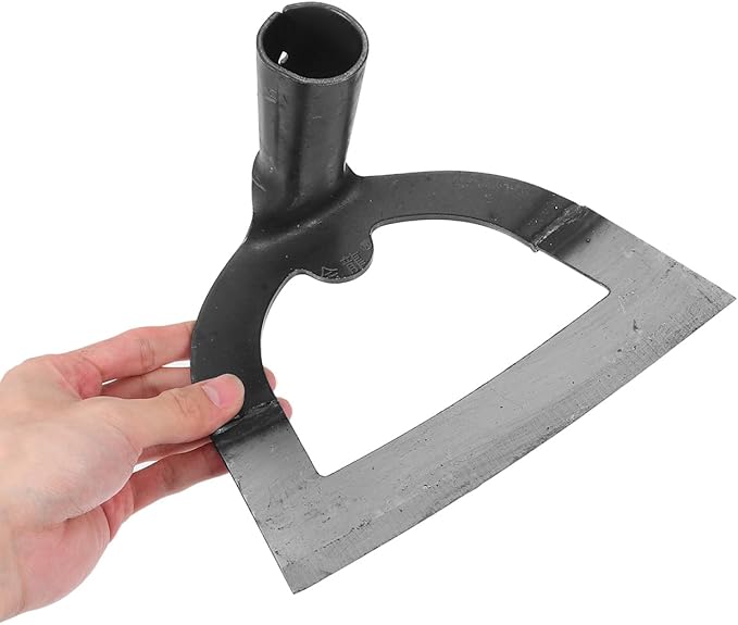 DOITOOL Hollow Garden Hoe 8.38X5.51 Inches Carbon Steel Farm Tool for Weeding Soil Loosening and Cultivating in Vegetable Gardens