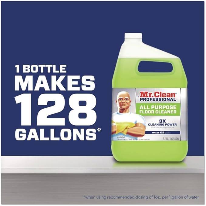 Mr. Clean 2621 Low-Suds Finished Floor Cleaner - 3 / CS