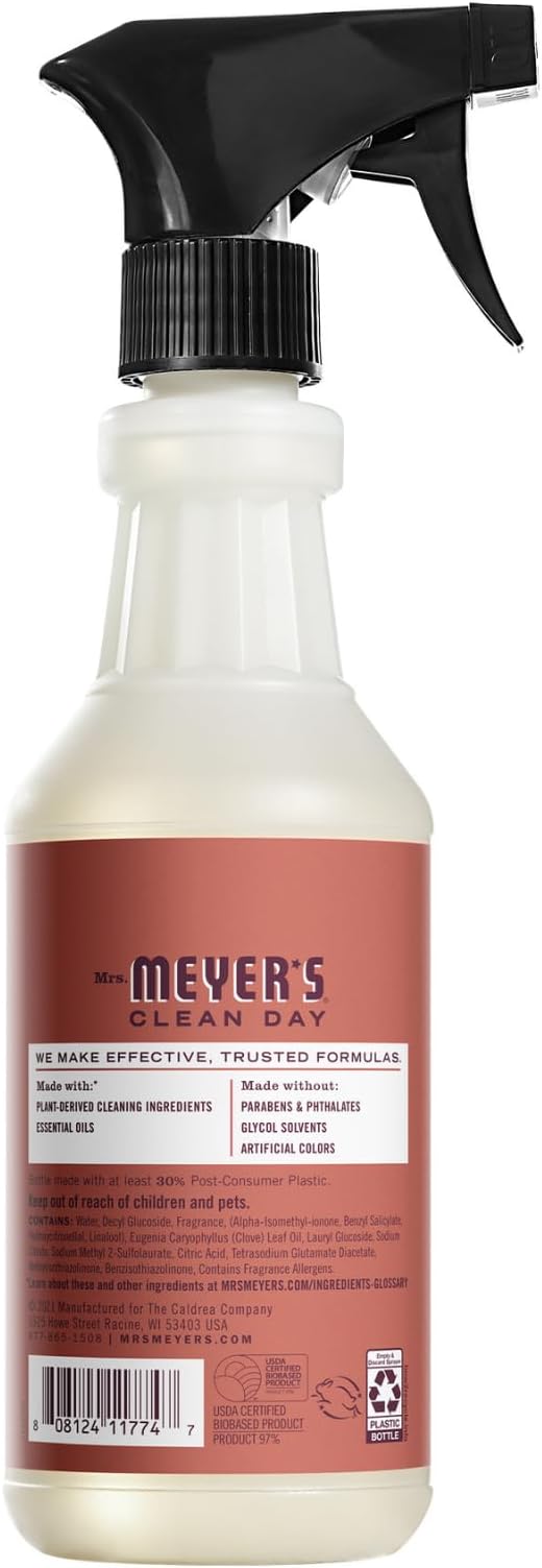 Mrs. MEYER'S CLEAN DAY Multi-Surface Cleaner 2 Pack Variety, 16 OZ Each, 1 CT (Acorn Spice + Fall Leaves)