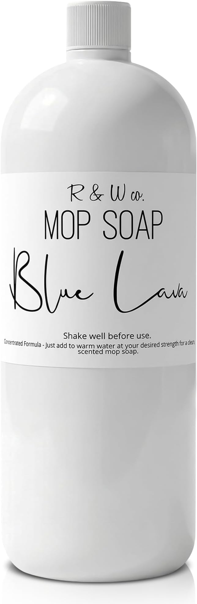 R&W Co. Original Mop Soap – Blue Lava Scent, 32 oz Premium Multi-Surface Floor Cleaner, Streak-Free Shine for Tile, Hardwood & Laminate Floors, Non-Toxic, Pet & Skin Safe Gentle Cleaning Formula