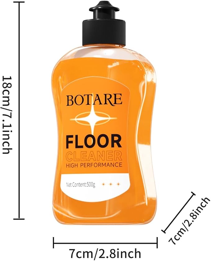 Household Multi-Surface Enzyme Floor Cleaner, Acid-Free Concentrated Mopping Solution for Wood, Hardwood, Laminate, Tile, Marble& Porcelain, Liquid, 17.6 Fl Oz (3 Bottles + 1 Cleaning Cloth)