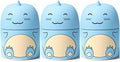 3 PCS Cute Dinosaur-Shaped Toilet Bowl Cleaner Bottle, Automatic Bathroom Toilet Tank Cleaner with Ocean Scent,Septic Toilet Bowl Tablets in Bottles, Automatic Long-Lasting Toilet Cleaner Bottle