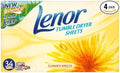 Lenor Tumble Dryer Summer Breeze Sheets 4 X 34