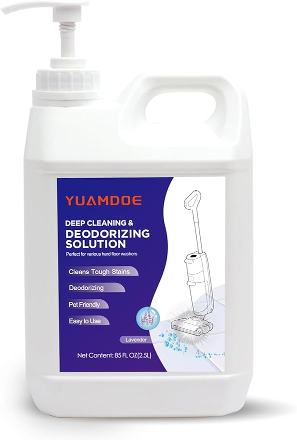 Deep Cleaning & Deodorizing Solution, 85FL OZ/2.5L, Designed for Tineco, Compatible with Floor One Series & iFloor Series (EXCEPT Steam series), Lavender Fragrance