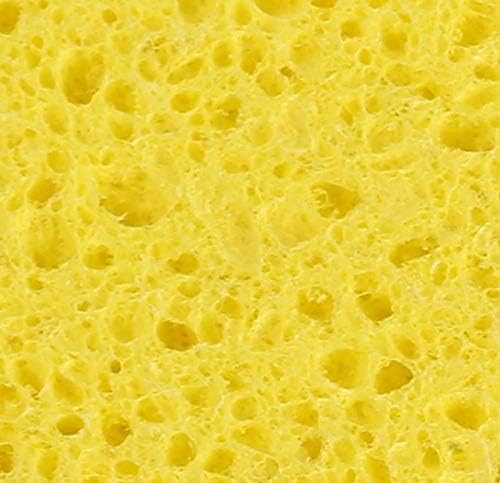 Scrubee Heavy Duty Scrub Sponge with Scouring Pad, Kitchen Dishwashing, Sink, Pot, and Frying Pan Cellulose Scrubber Sponge Non-Scratch, by Superio, 2-Pack (4.5" Sponge)