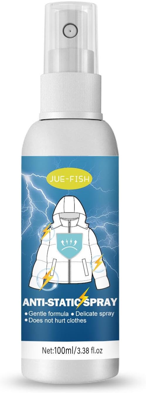 Anti-Static Spray Cling Free Static Guard Spray Static Spray for Clothes Eliminate Static Shock