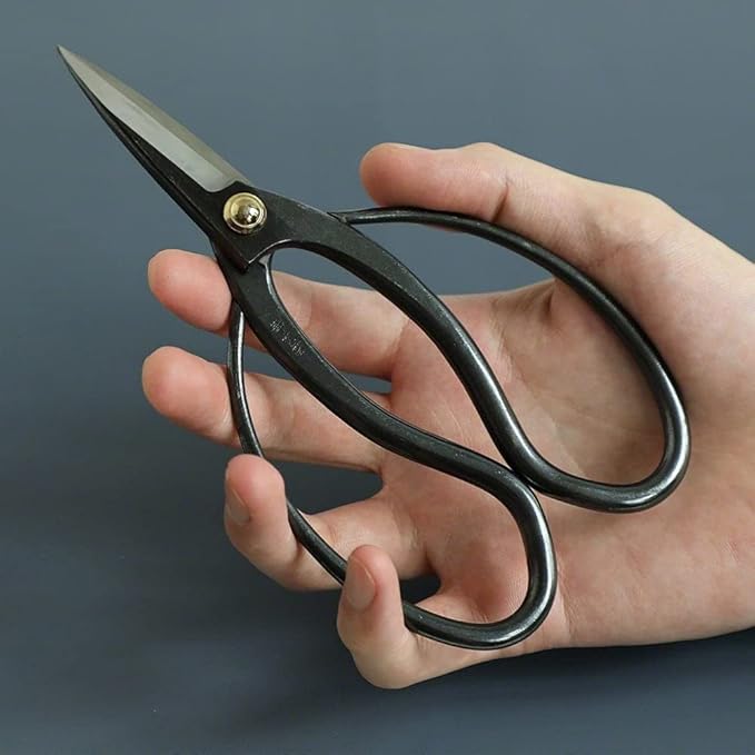 Wazakura Bonsai Pruning Scissors Tool Set Made in Japan, Trimming Japanese Shears Starter Kit Pack - Traditional Bonsai Scissors and Satsuki Trimming Scissors Pack