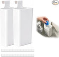 2Pcs Toilet Tank Cleaning Tablet Holder, Toilet Cleaner Tablets Buffer Box Hanging Holder Preventing Dissolved Residue From Polluting Water Tank Caddy Bowl Tablets