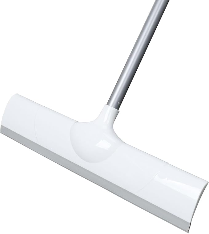 Magic Rubber Broom,50" Long Handle Floor Squeegee,Sweep and Squeegee Multifunction Household Cleaning Broom for Floor Kitchens Shower Tile Hardwood Vinyl Pet Hair (16.5inch)