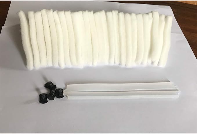 Replacement Accessories for MIFXIN Magnetic Double-Sided Window Cleaner Glass Wiper Double Glazed Windows 15-24mm Thickness Magnetic Cleaning Tool (Only Accessories)