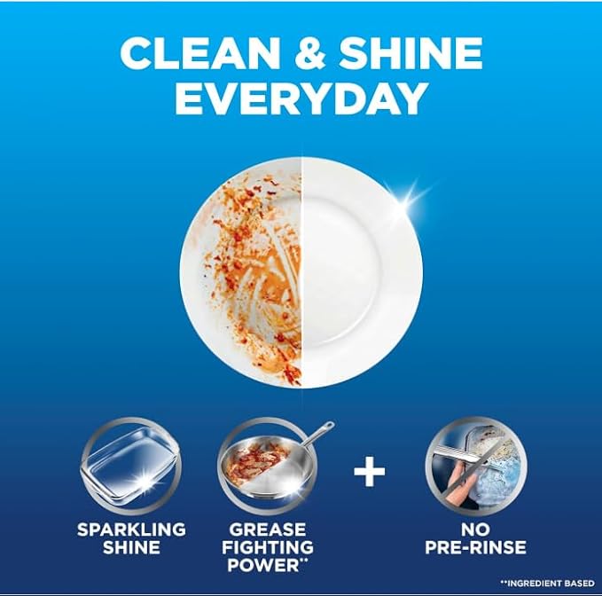 Finish - All in 1 - Dishwasher Detergent - Powerball - Dishwashing Tablets - Dish Tabs - Fresh Scent, 94 Count (Pack of 1) - Packaging May Vary