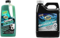 Zep Drain Defense Pipe Build-Up Remover - 64 Ounces - ZLDC648 & Advanced Bathroom Sink Drain Opener Gel - 32 Ounce - U49310 - Formulated for Toothpaste