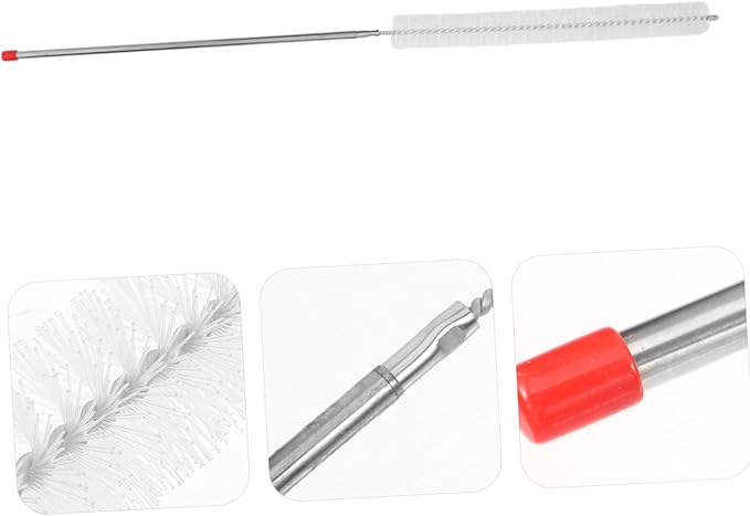 Hemobllo Long Flexible Washing Machine Cleaning Brush Sturdy Nylon Bristles for Deep Cleaning Compatible Top-Load Washers for Household Use