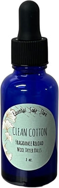 Fragrance Reload Drops for Wool Dryer Balls 1 oz. (Clean Cotton)