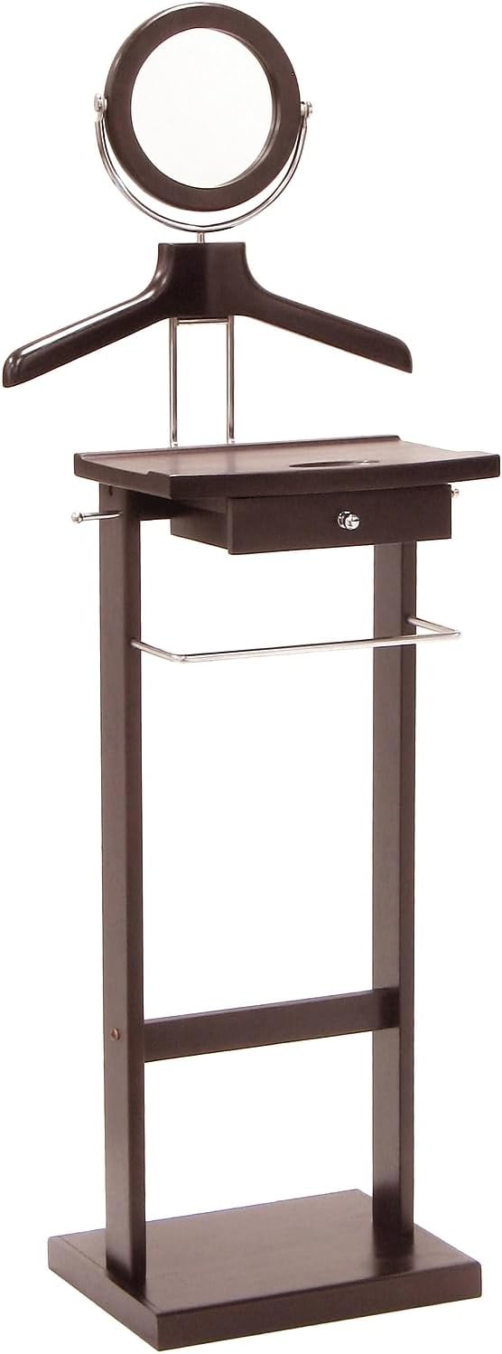Winsome Wood Valet Stand With Wood Base, Dark Espresso (92155)