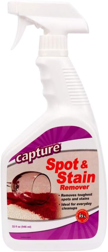 Capture Carpet & Rug Dry Cleaner (2.5lb) Spot and Stain Remover (32 oz), Couch, Sofa Cleaner and Stain Remover - Bundle