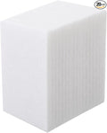 20 Pieces White Scrubbing Pad Non Scratch Scouring Pads Non Woven Scouring Sponge Multipurpose Abrasive Multi Surface Scrubber for Cleaning Polishing(5 x 7 Inch)