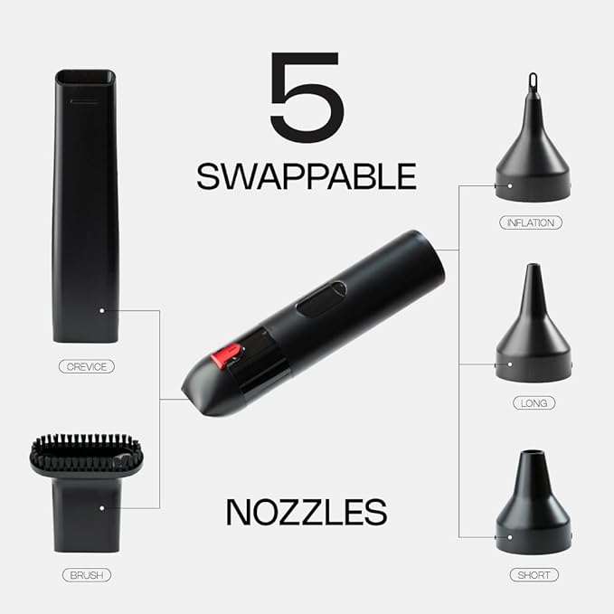 Cordless Handheld Vacuum Cleaner - Portable Cordless Vacuum - Versatile Cordless Vacuum Cleaner for Home and Car - Wireless Vacuum for Home & Car - Vacuum Cleaner - Hand Held Vacuum by Notilus