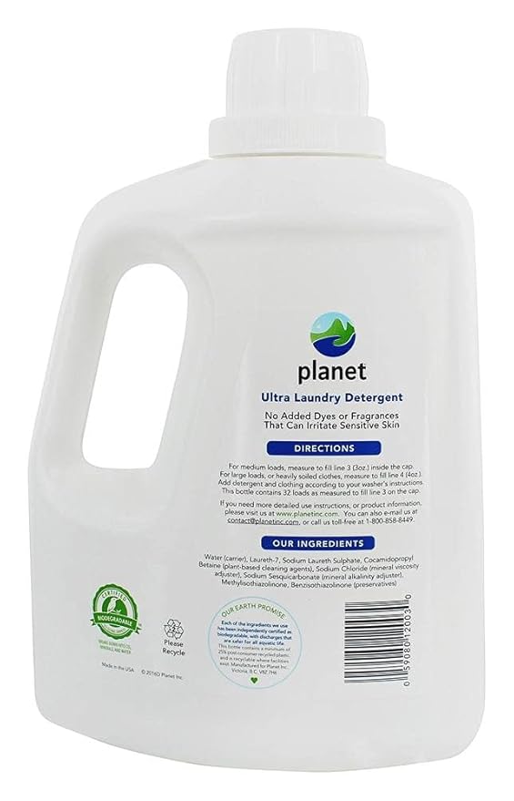 Planet Ultra Liquid Laundry Detergent, 100 oz