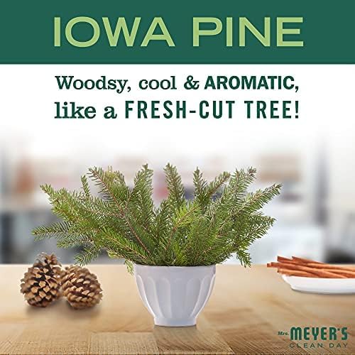 Mrs. MEYER'S CLEAN DAY Multi-Purpose Cleaner Spray Iowa Pine, 16 Fl Oz (Pack of 6)