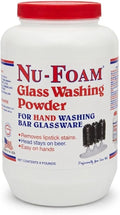 Nu-Foam Glass Washing Powder (8 Lb Jar, 128, Ounce)