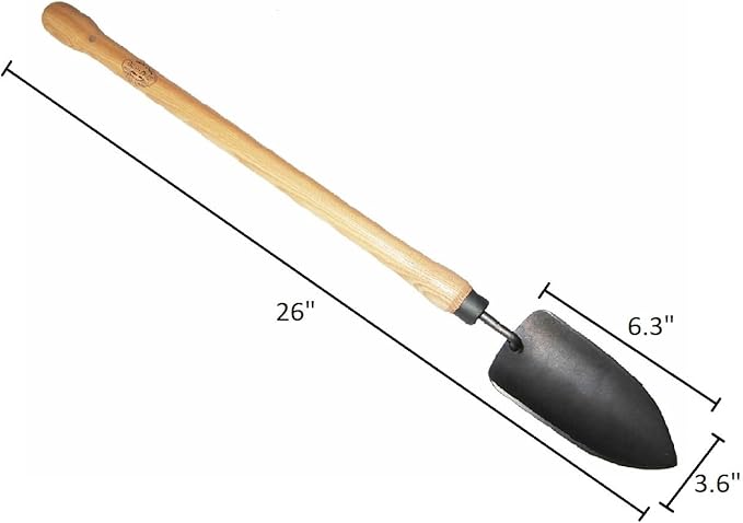 DeWit Trowel with Drop Grip Handle, Garden Tool for Roots and Planting
