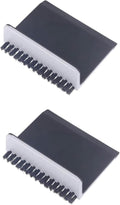 2 Pcs Black Kitchen Sink Squeegee Cleaner Countertop Brush Wiper Vegetable Cleaning Brush Wiper Home Kitchen Tool Fruit and Vegetable Cleaning Brushes Accessories Utensils and Gadgets