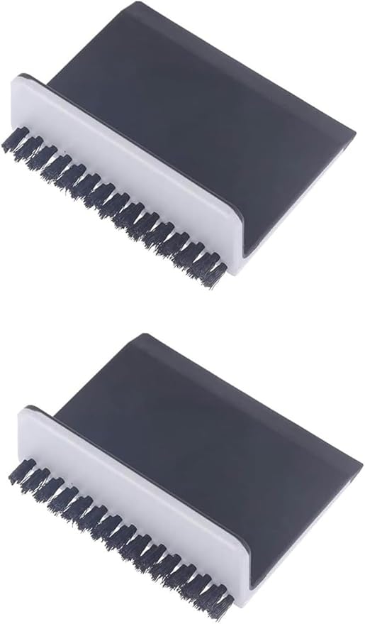 Black Kitchen Sink Squeegee and Cleaning Brush, for Countertop and Vegetable Cleaning